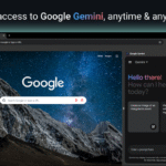 gemini ai quick access in chrome